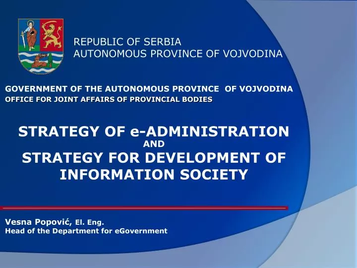 republic of serbia autonomous province of vojvodina