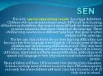 Understanding Special Educational Needs (SEN) - slide 1