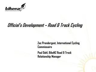 Official’s Development – Road &amp; Track Cycling