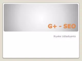 g seo