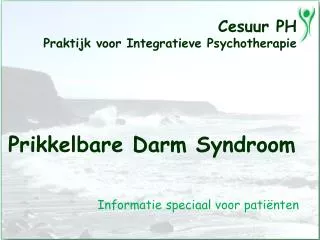 Cesuur PH Praktijk voor Integratieve Psychotherapie