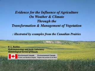 Evidence for the Influence of Agriculture On Weather &amp; Climate Through the