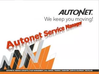 Autonet Service Manager