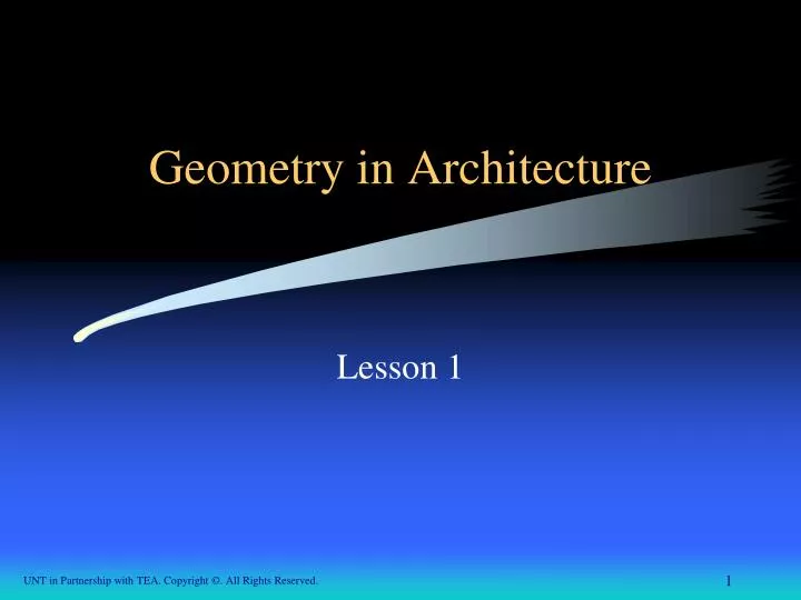 geometry in architecture