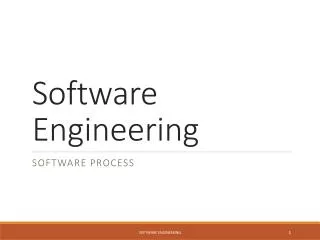 Software Engineering