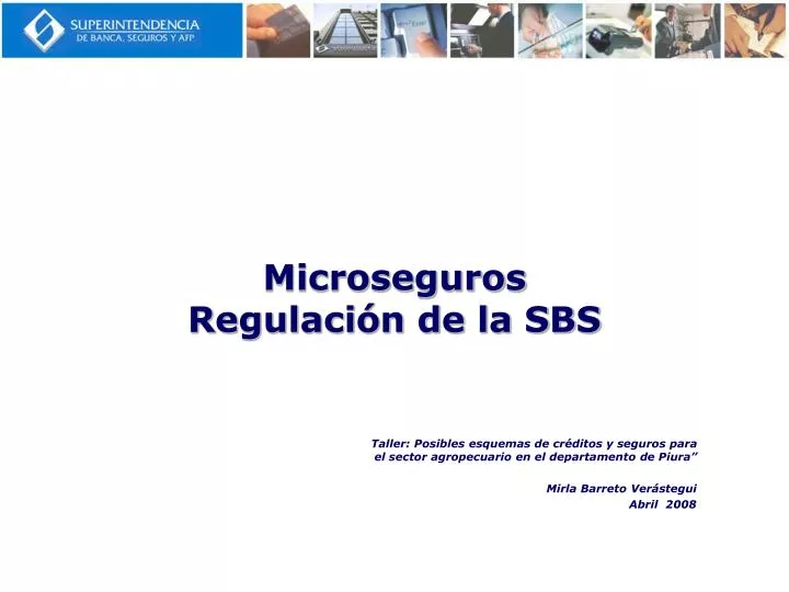 microseguros regulaci n de la sbs