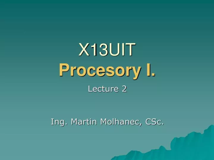 x 13 uit procesory i