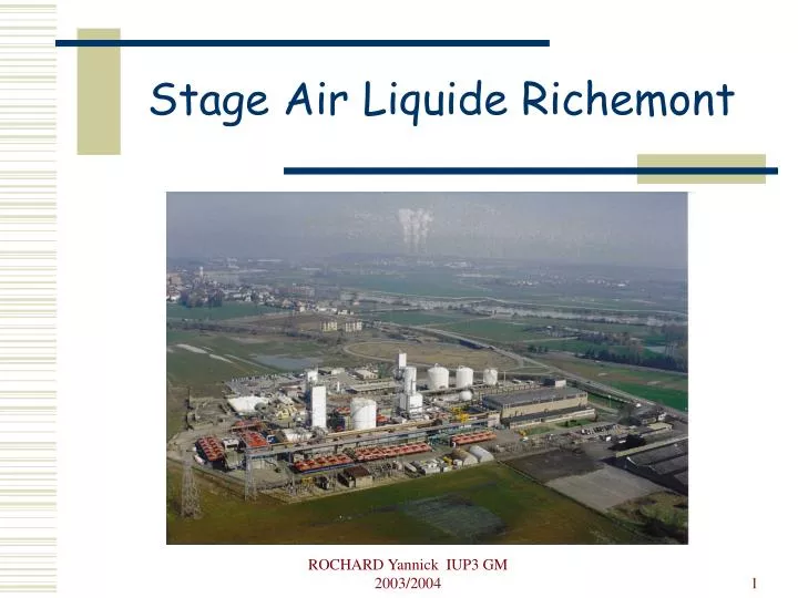 stage air liquide richemont