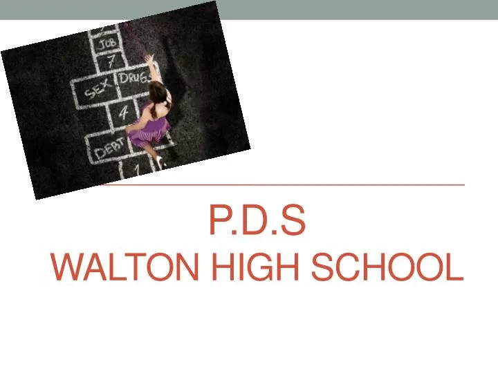 p d s walton high school