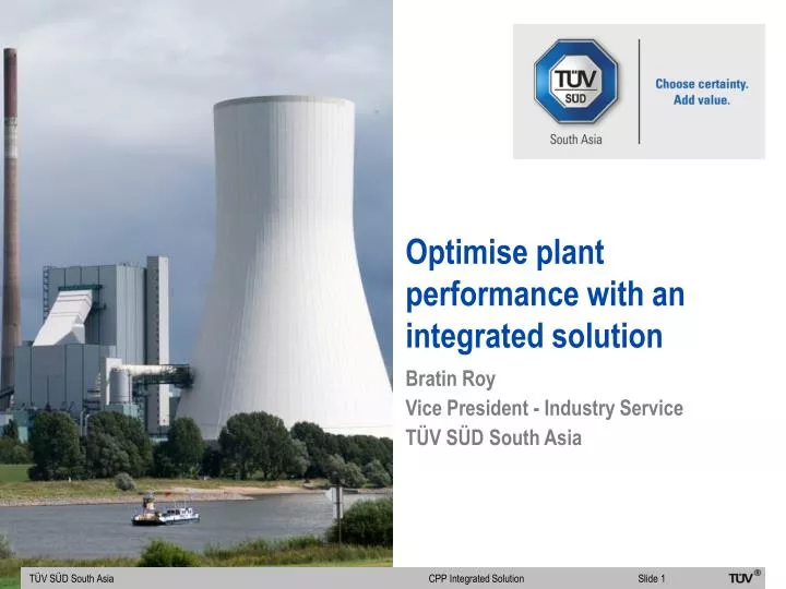 optimise plant performance with an integrated solution