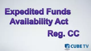 Expedited Funds Availability Act