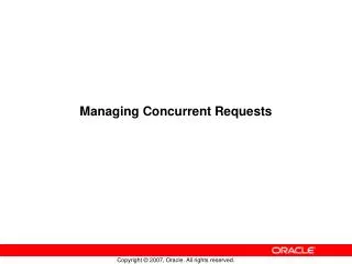 Managing Concurrent Requests