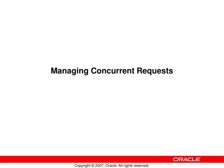 managing concurrent requests