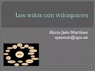 los wikis con wikispaces