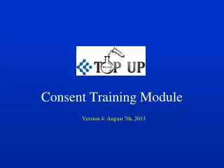 Consent Training Module