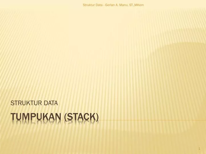 struktur data