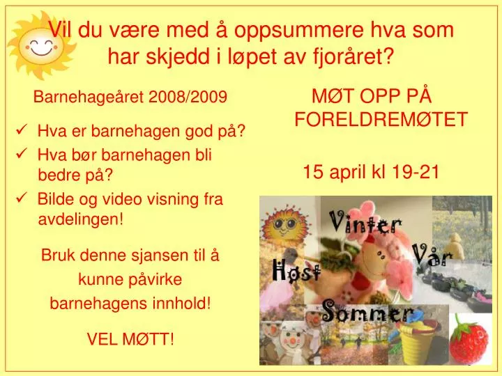 vil du v re med oppsummere hva som har skjedd i l pet av fjor ret