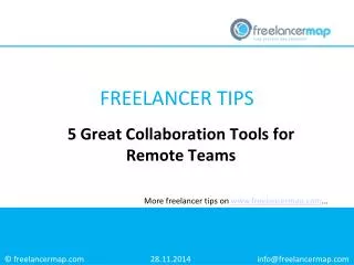 5 Great Collaboration Tools for Remote Teams