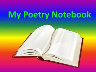 My Poetry Notebook