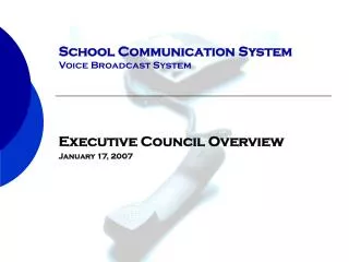School Communication System Voice Broadcast System