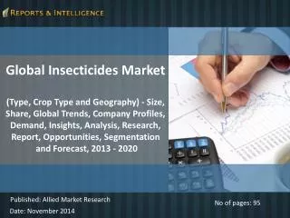 R&I: Insecticides Market - Size, Share, Forecast, 2013-2020