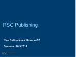 RSC Publishing: Empowering Chemistry Science Advancements - slide 1