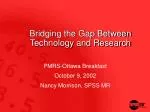 Bridging Technology and Research: Advancements in Market Research - slide 1