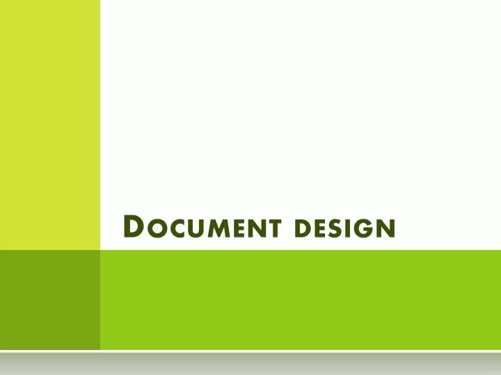 document design