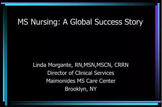 MS Nursing: A Global Success Story
