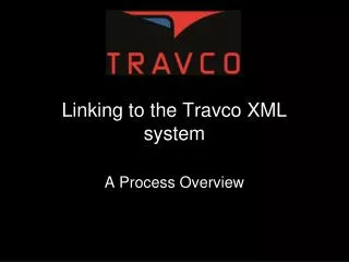 Linking to the Travco XML system