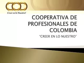 COOPERATIVA DE PROFESIONALES DE COLOMBIA