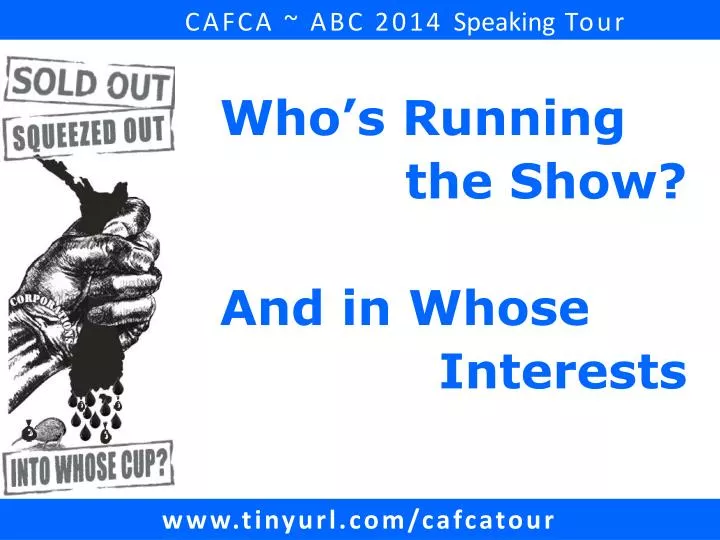 cafca abc 2014 speaking tour