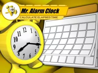 Mr. Alarm Clock