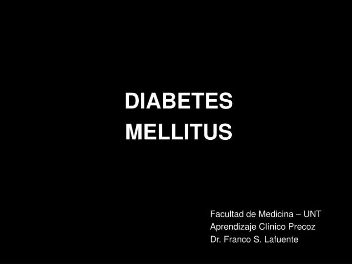 diabetes mellitus