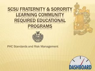 SCSU Fraternity &amp; Sorority Learning Community Required Educational Programs