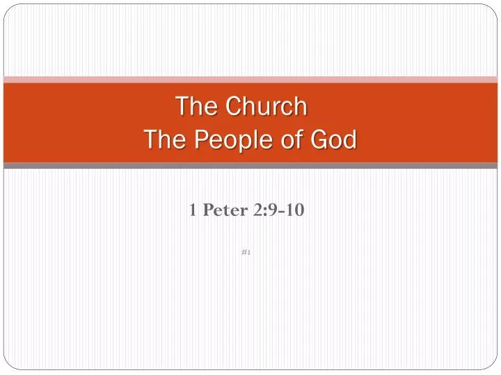the church the people of god