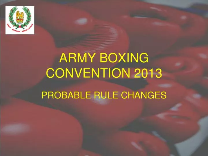 army boxing convention 2013