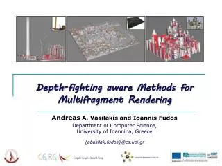 Depth-fighting aware Methods for Multifragment Rendering