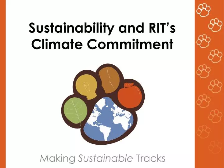 sustainability and rit s climate commitment