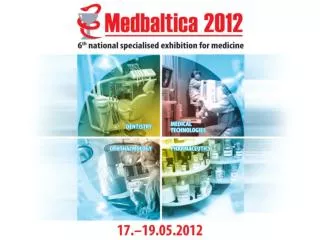 6th National Specialised Medical Fair Fair for professional health care!