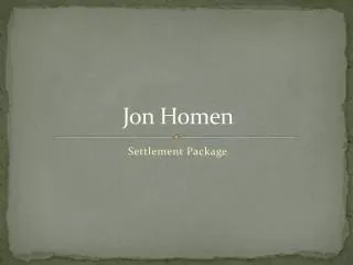 Jon Homen