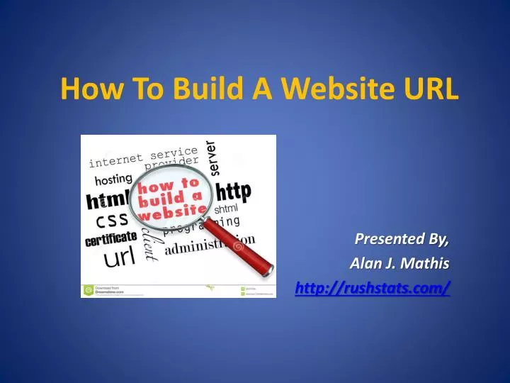 how to build a website url