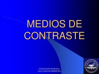 medios de contraste