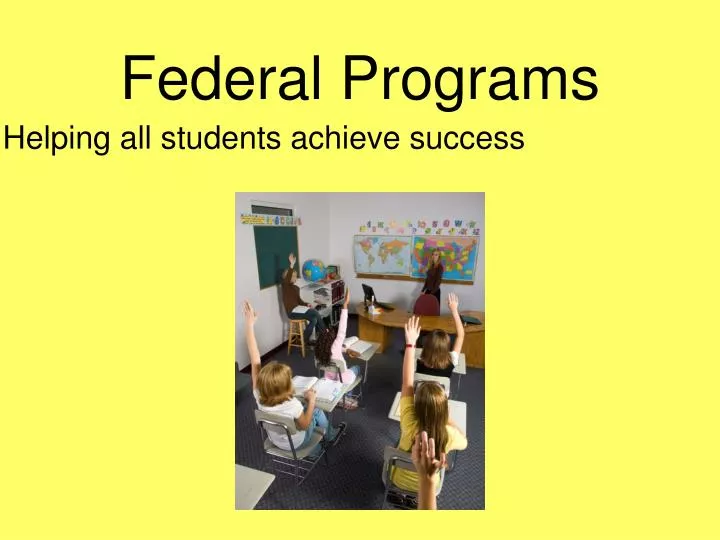 federal programs