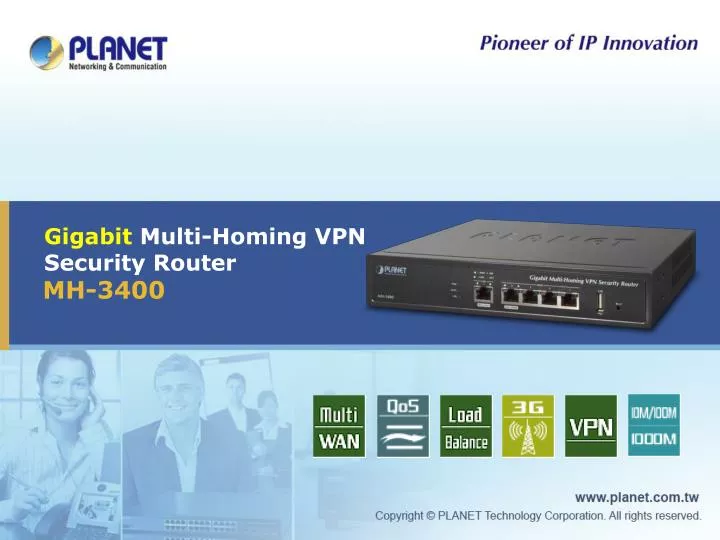 gigabit multi homing vpn security router