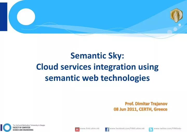 semantic sky cloud services integration using semantic web technologies