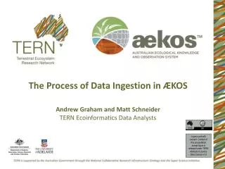 The Process of Data Ingestion in ÆKOS