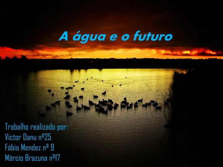 a gua e o futuro