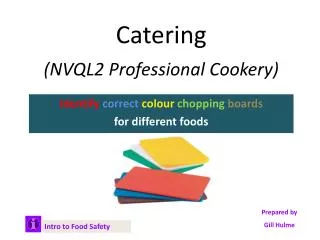 Catering (NVQL2 Professional Cookery)