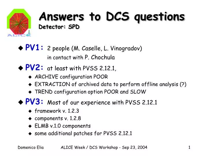 answers to dcs questions detector spd